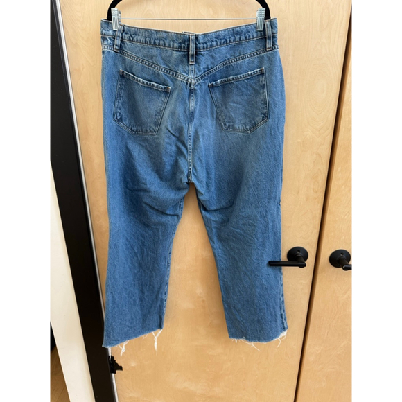 Women's FRAME Le Jane Crop Jeans Size 33 Blue - Picture 4 of 4